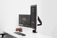 HyperWork P1 Dual Vertical Monitor Stand | DPA01