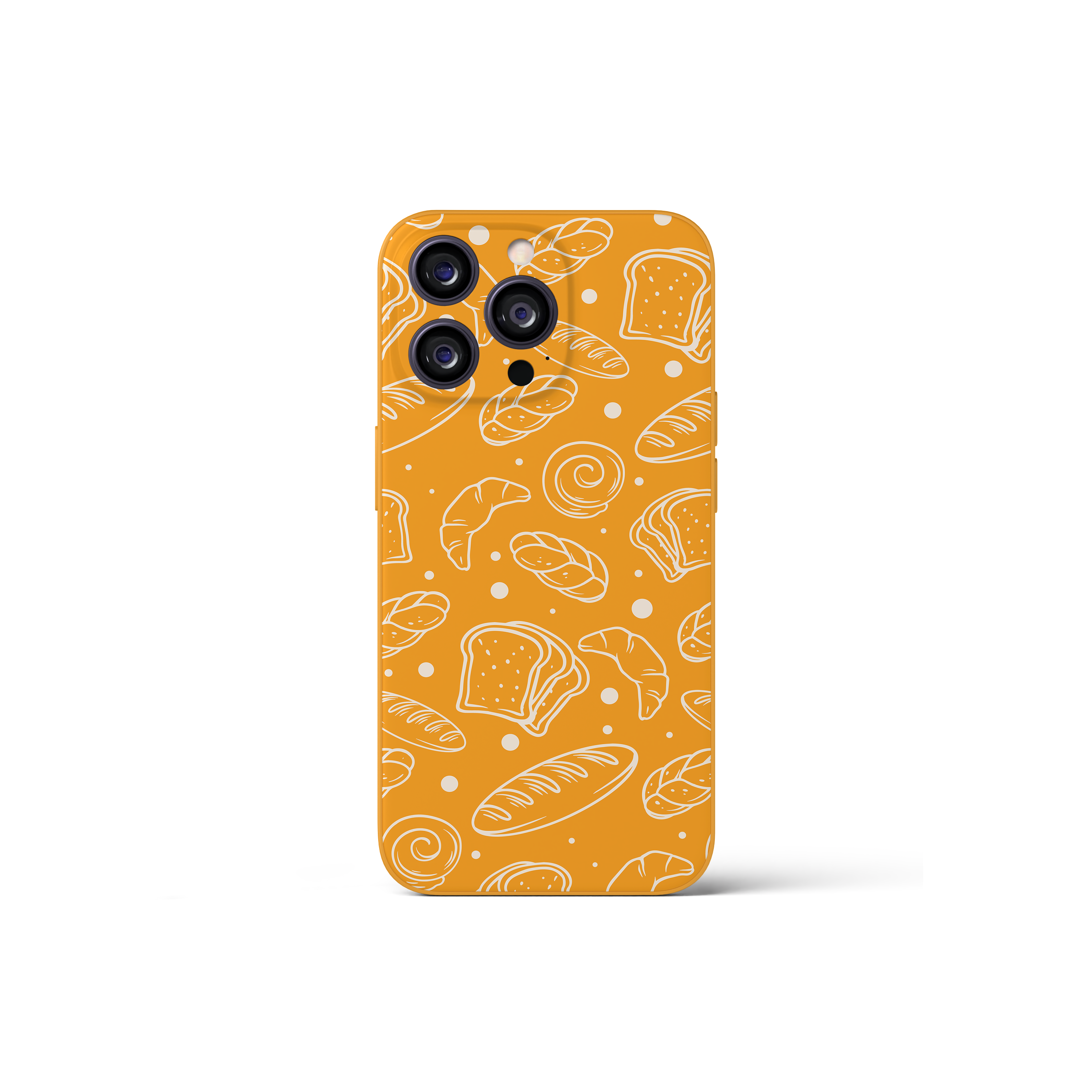 French Aesthetic Baguette Pattern Case