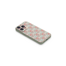 French Aesthetic Flower Stripe Case