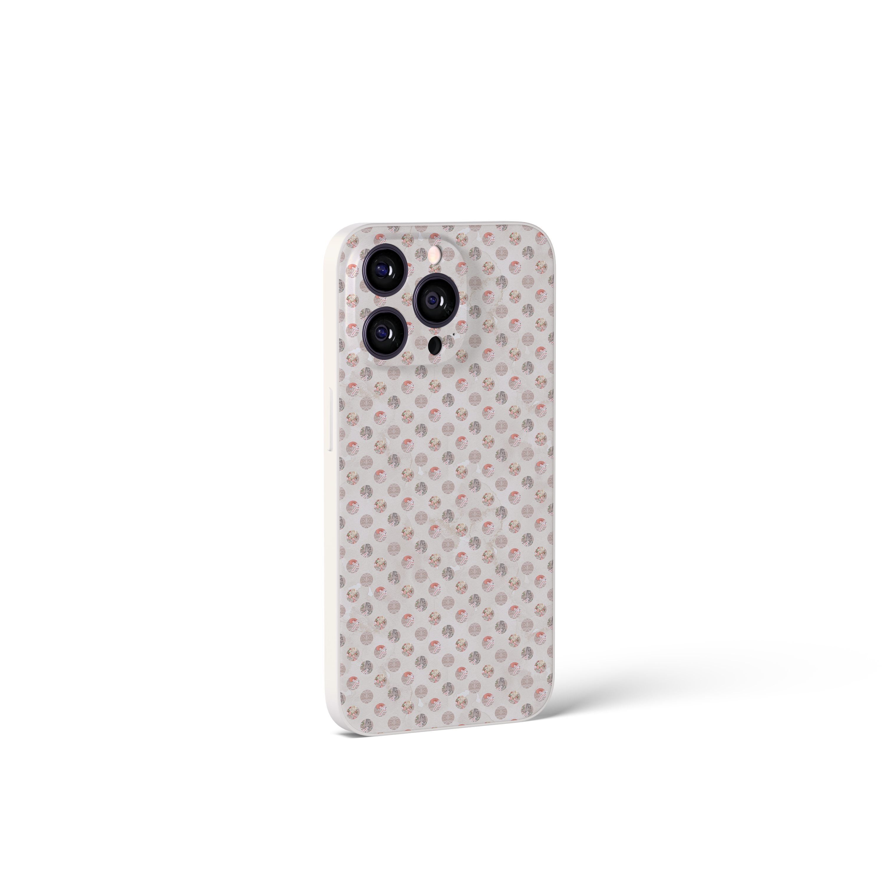 French Aesthetic Dot Pattern Case