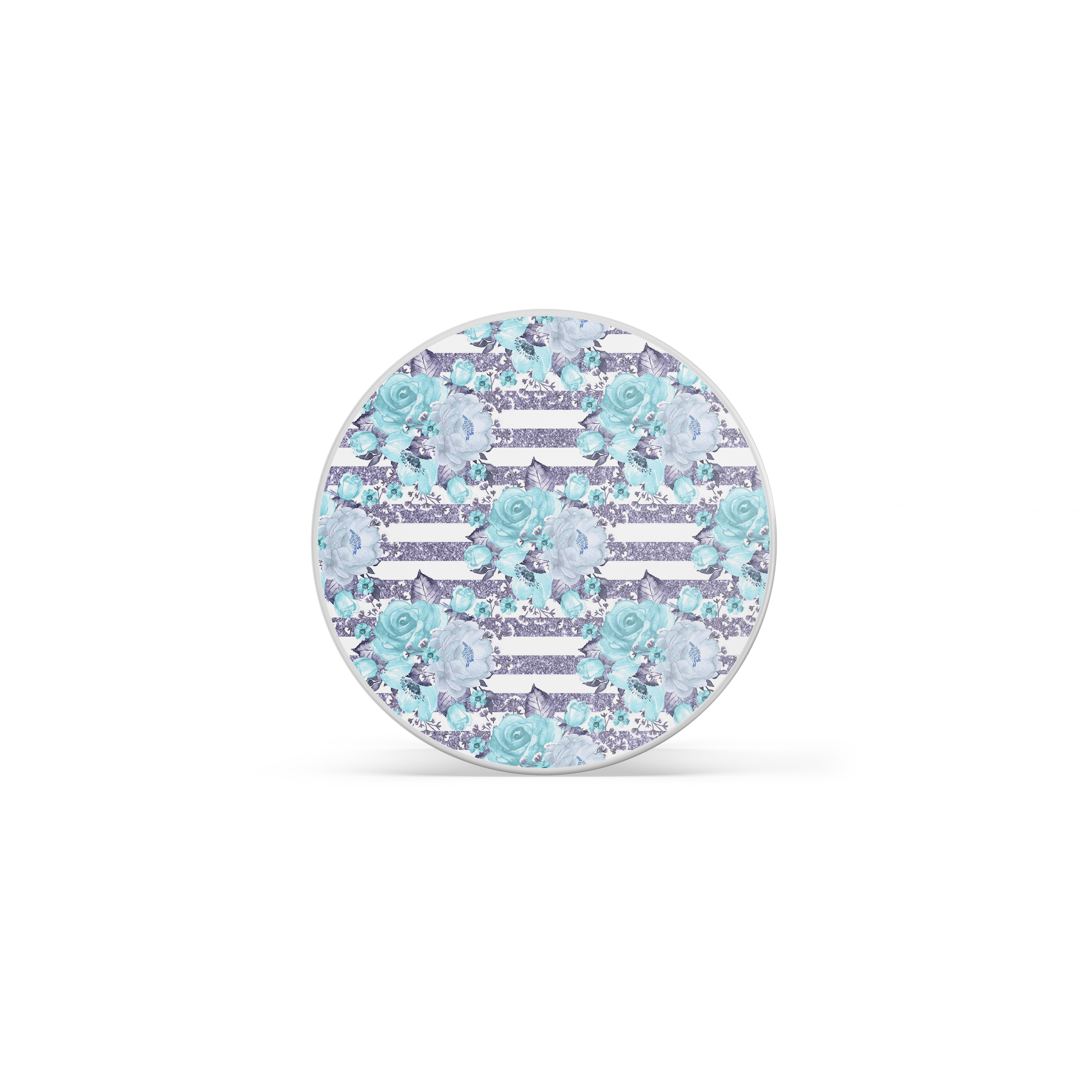 French Aesthetic Flower Stripe Grip