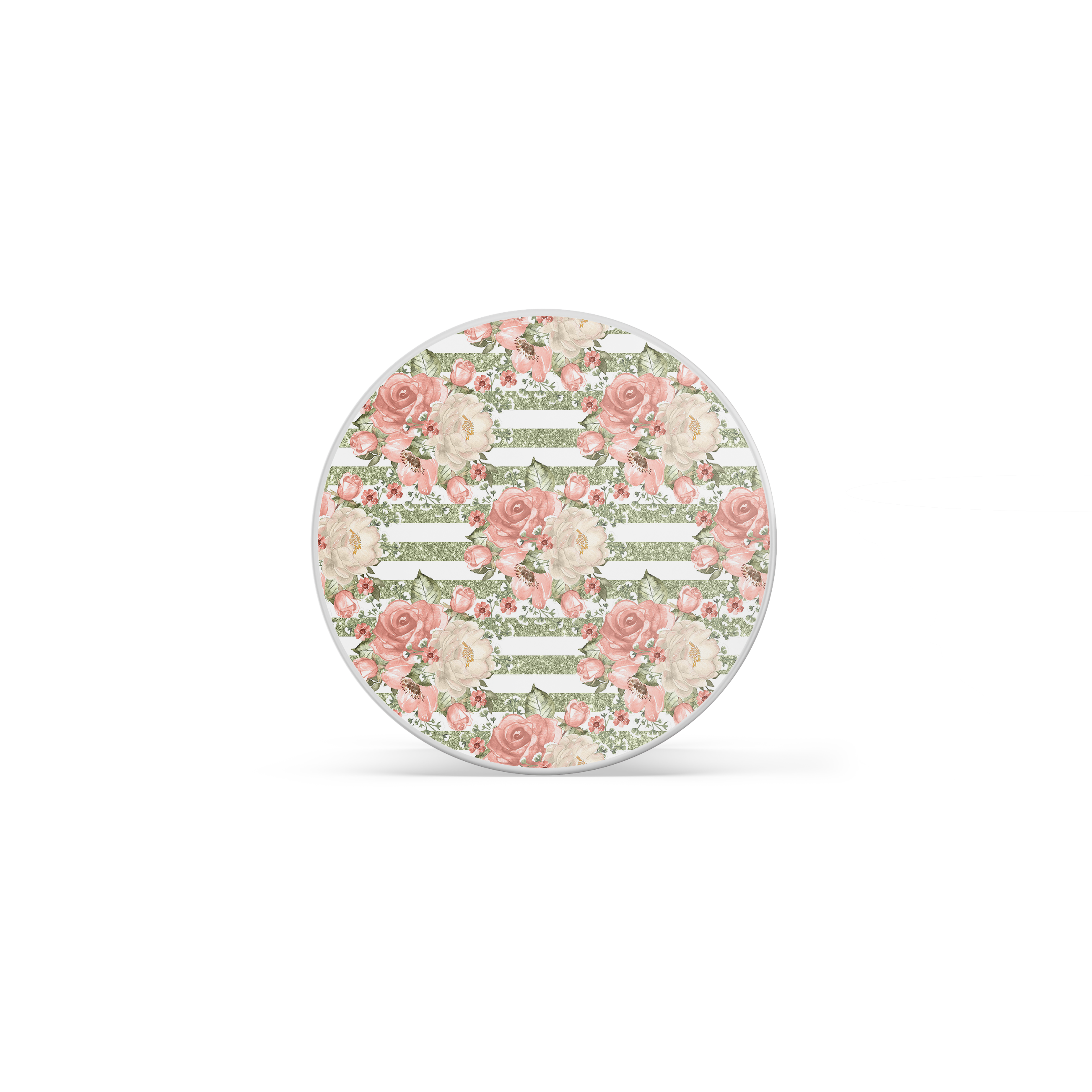 French Aesthetic Flower Stripe Grip