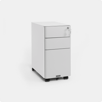 HyperWork Ivy Slim Mobile Steel Cabinet | MC02