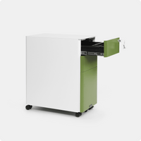 HyperWork Ivy Slim Mobile Steel Cabinet | MC02