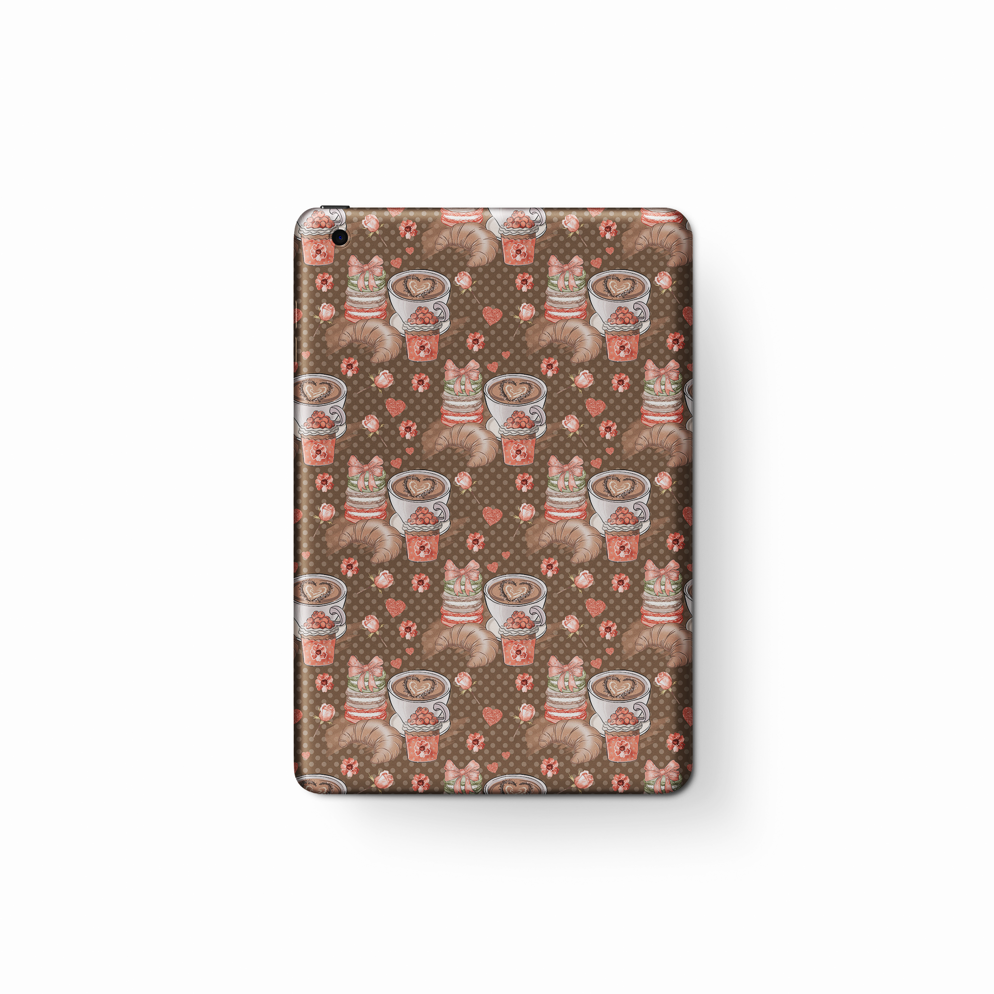 French Aesthetic Breakfast Tablet Case