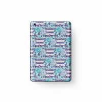 French Aesthetic Flower Stripe Tablet Case