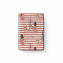 French Aesthetic Girl Stripe Tablet Case