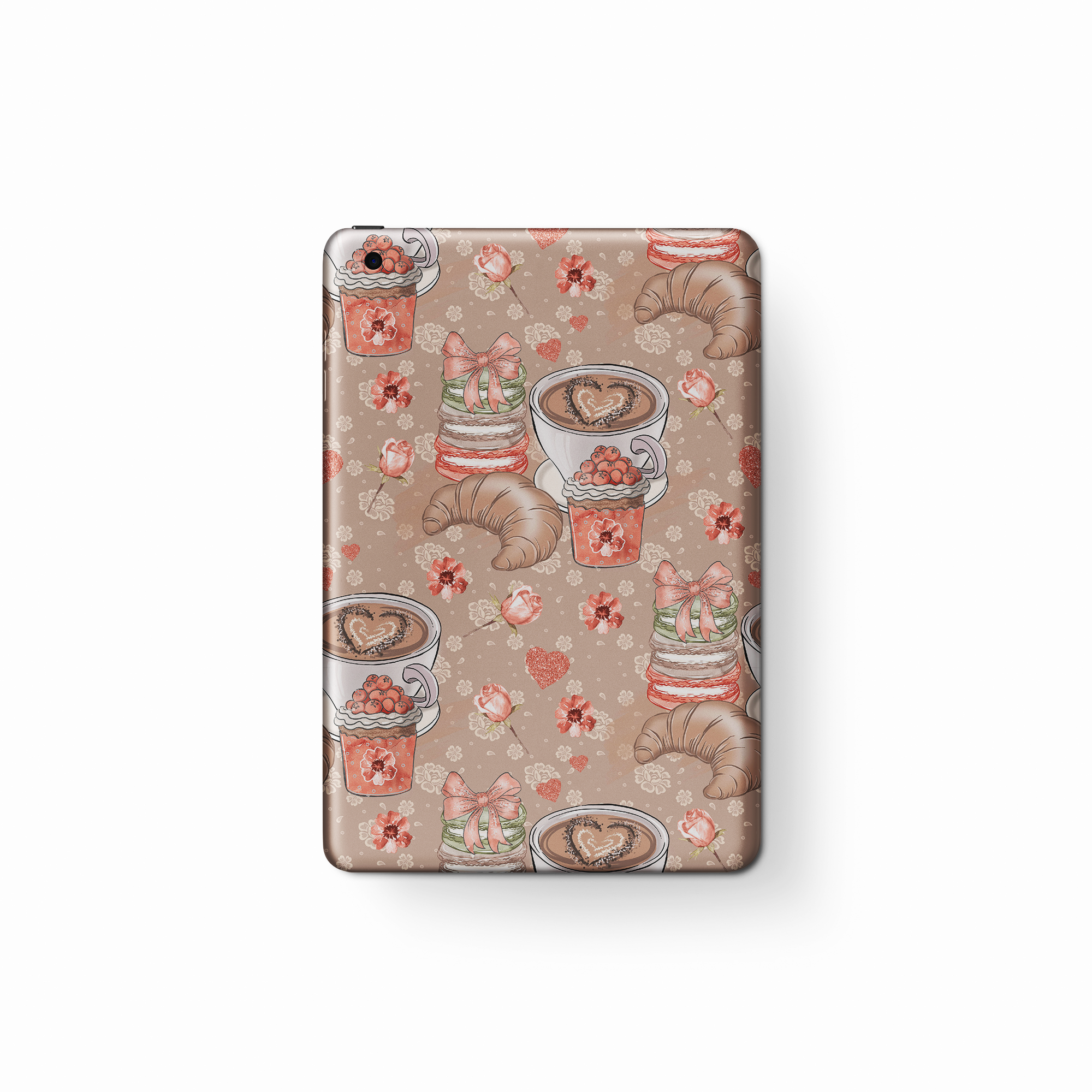 French Aesthetic Croissant Tablet Case