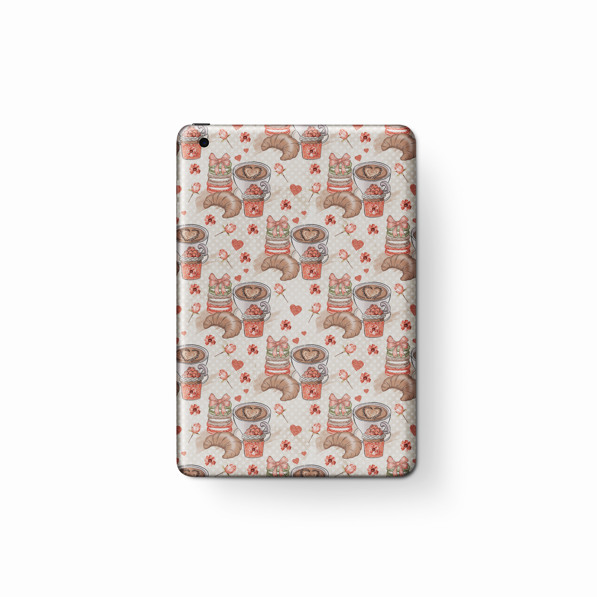 French Aesthetic Breakfast Tablet Case