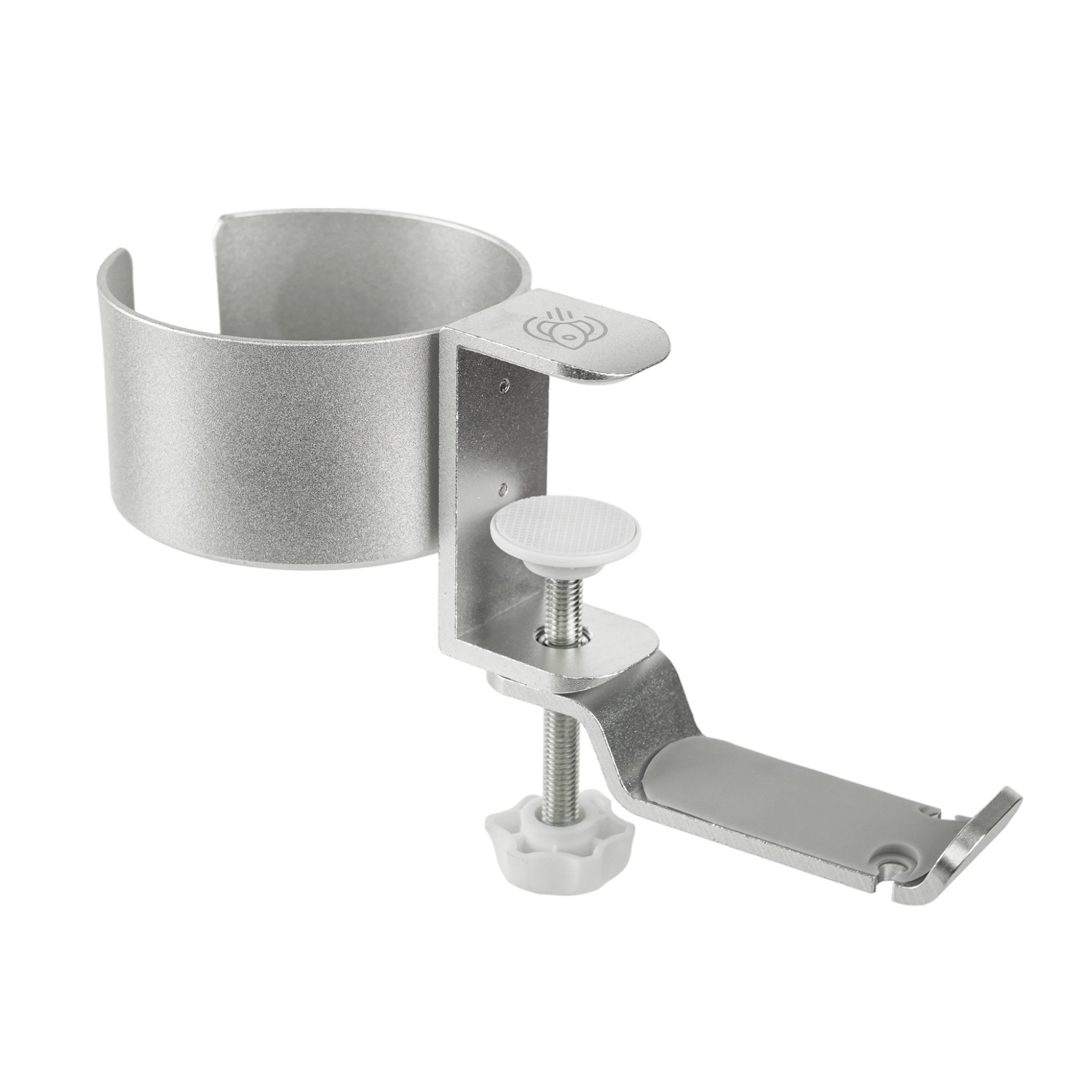 HyperWork Clamp-On Cup Holder with Integrated Hook | CH01