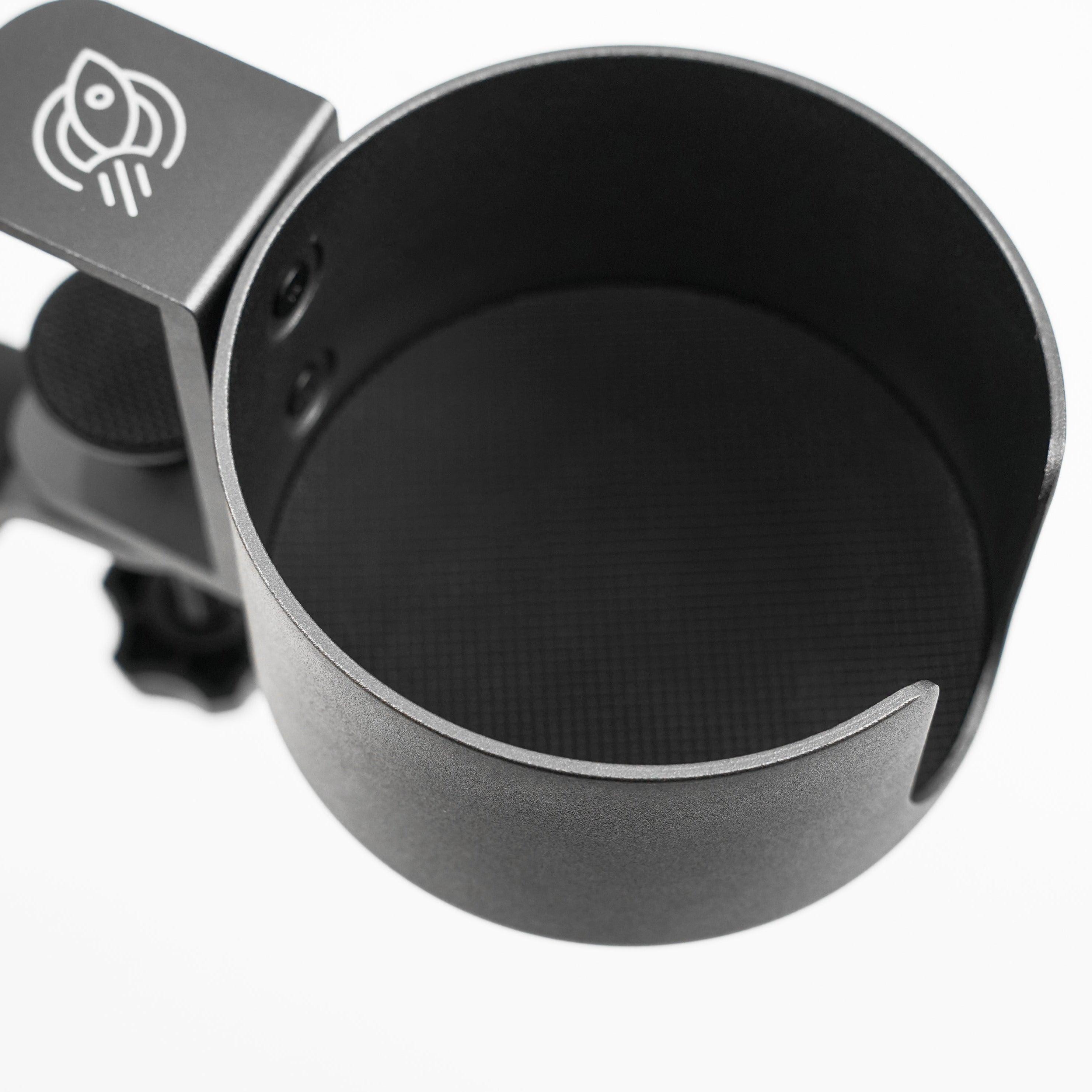 HyperWork Clamp-On Cup Holder with Integrated Hook | CH01