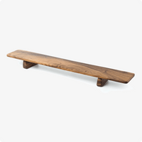 Acacia Wood Desk Shelf