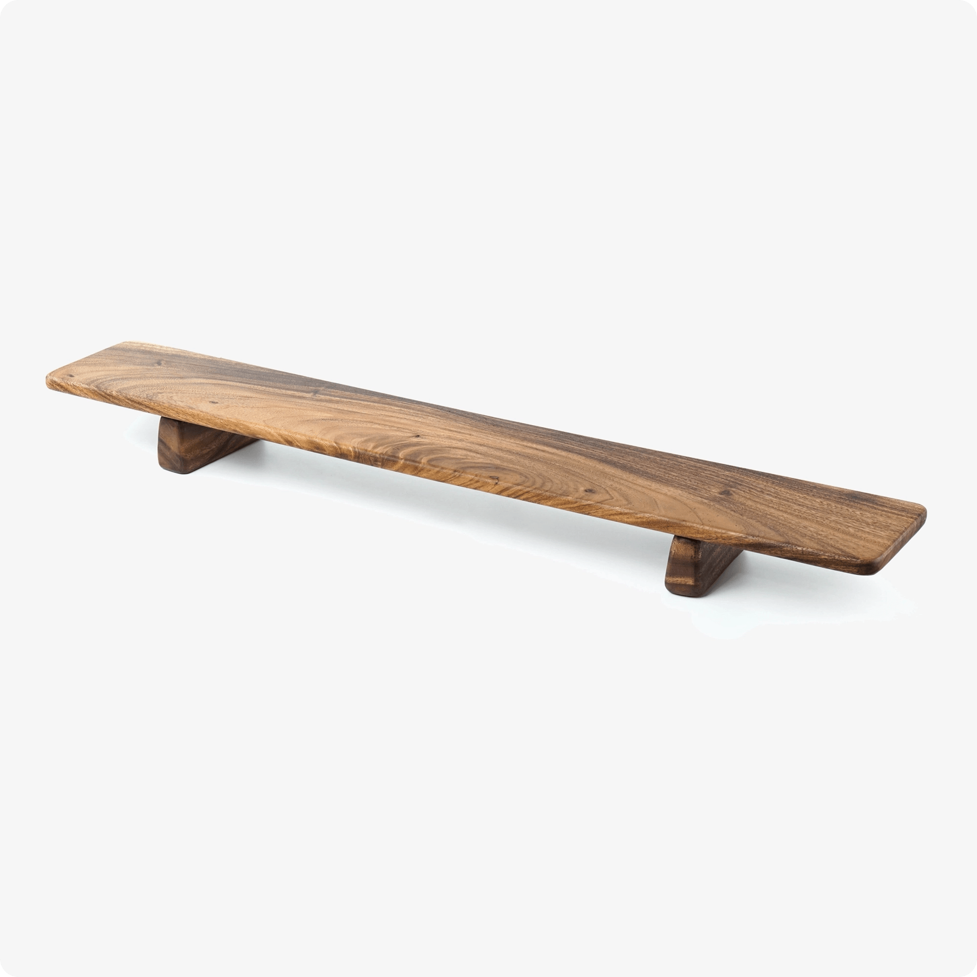 Acacia Wood Desk Shelf
