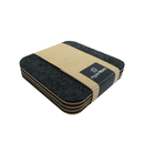 Premium Felt/Oak Coasters